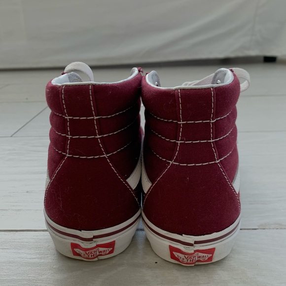 Vans Sk-8 Hi Maroon - Picture 4 of 6